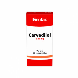 Carvedilol 6.25mg