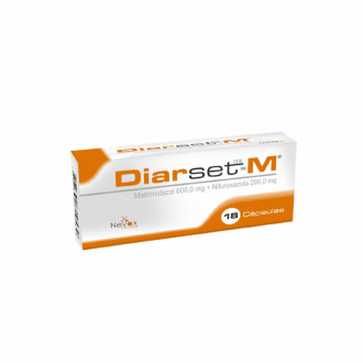 Diarset M (metronidazol 600 Mg + Nifuroxazide 200 Mg)