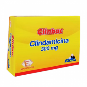 Clinbac (clindamicina) 300mg
