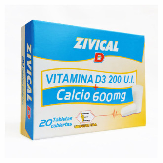 Zivical D (viatmina D3 200 U.i. + Calcio 600mg)