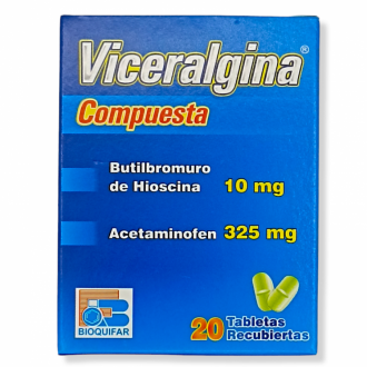 Viceralgina Compuesta 20 Tabletas