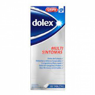 Dolex Multisintomas Gripa 100 Tabletas