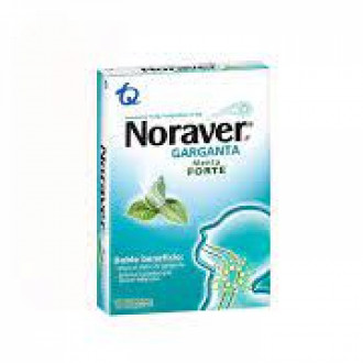 Noraver Garganta 12 Tabletas Menta
